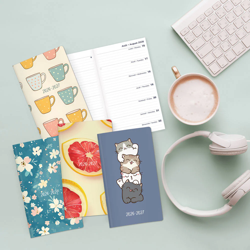 17-Month Two-Week Pocket Planner, Assorted Designs, 2026-2027, Bilingual (CA5626B.ASX-27) - Image 8