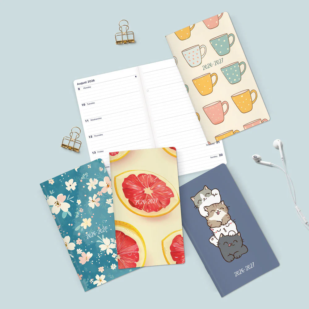 17-Month Two-Week Pocket Planner, Assorted Designs, 2026-2027, English (CA5626.ASX-27) - Image 7