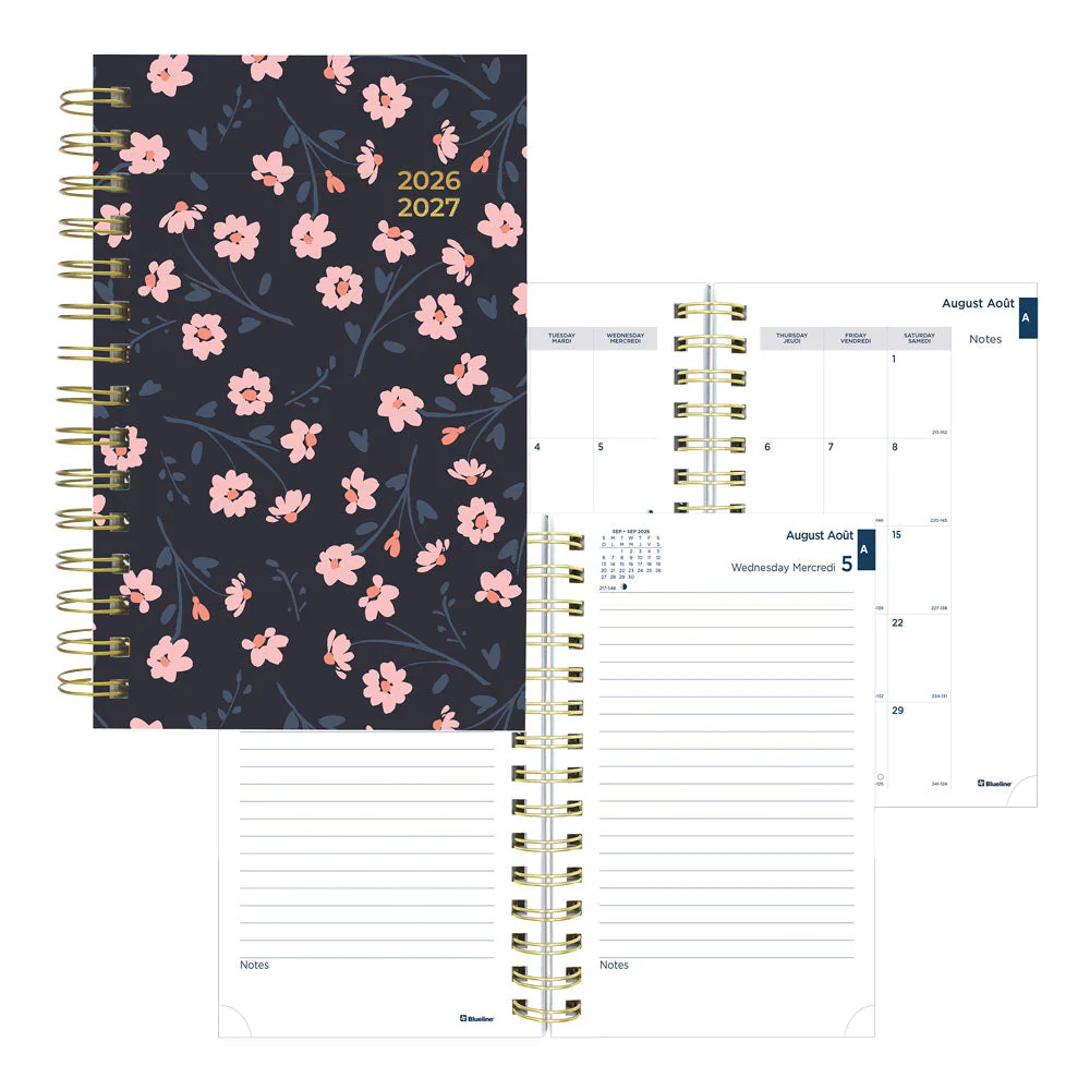 Academic Daily Planner, Blossom, 2026 - 2027, Bilingual (CA214BPG.01-27, CA214BPG.02-27) - Image 16
