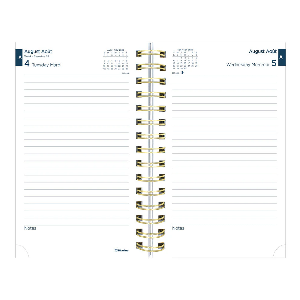 Academic Daily Planner, Blossom, 2026 - 2027, Bilingual (CA214BPG.01-27, CA214BPG.02-27) - Image 18