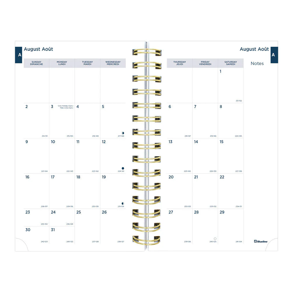 Academic Daily Planner, Blossom, 2026 - 2027, Bilingual (CA214BPG.01-27, CA214BPG.02-27) - Image 19