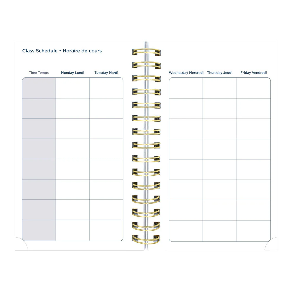Academic Daily Planner, Blossom, 2026 - 2027, Bilingual (CA214BPG.01-27, CA214BPG.02-27) - Image 21