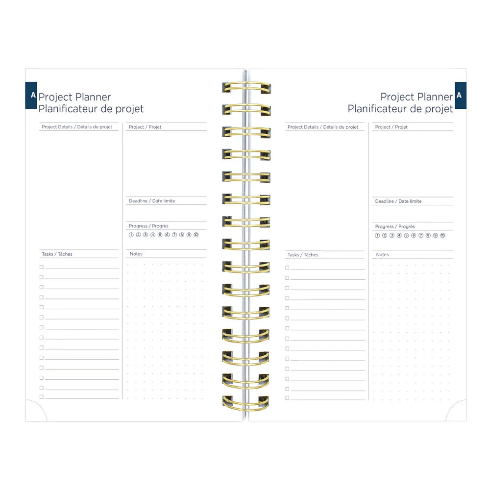 Academic Daily Planner, Blossom, 2026 - 2027, Bilingual (CA214BPG.01-27, CA214BPG.02-27) - Image 7