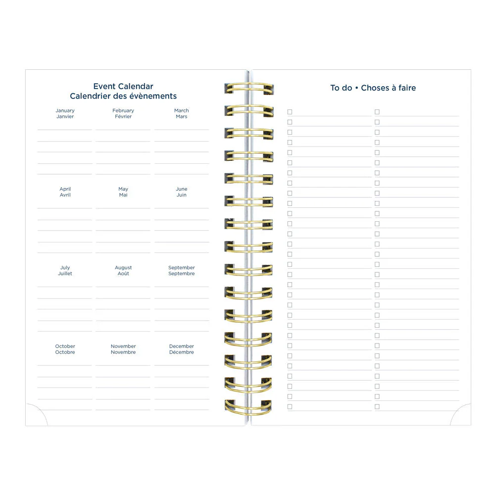 Academic Daily Planner, Blossom, 2026 - 2027, Bilingual (CA214BPG.01-27, CA214BPG.02-27) - Image 9