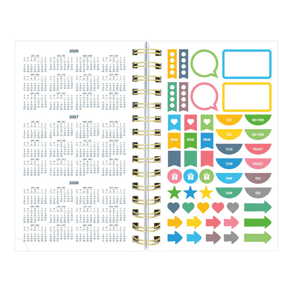 Academic Daily Planner, Blossom, 2026 - 2027, English (CA214PG.01-27, CA214PG.02-27) - Image 29