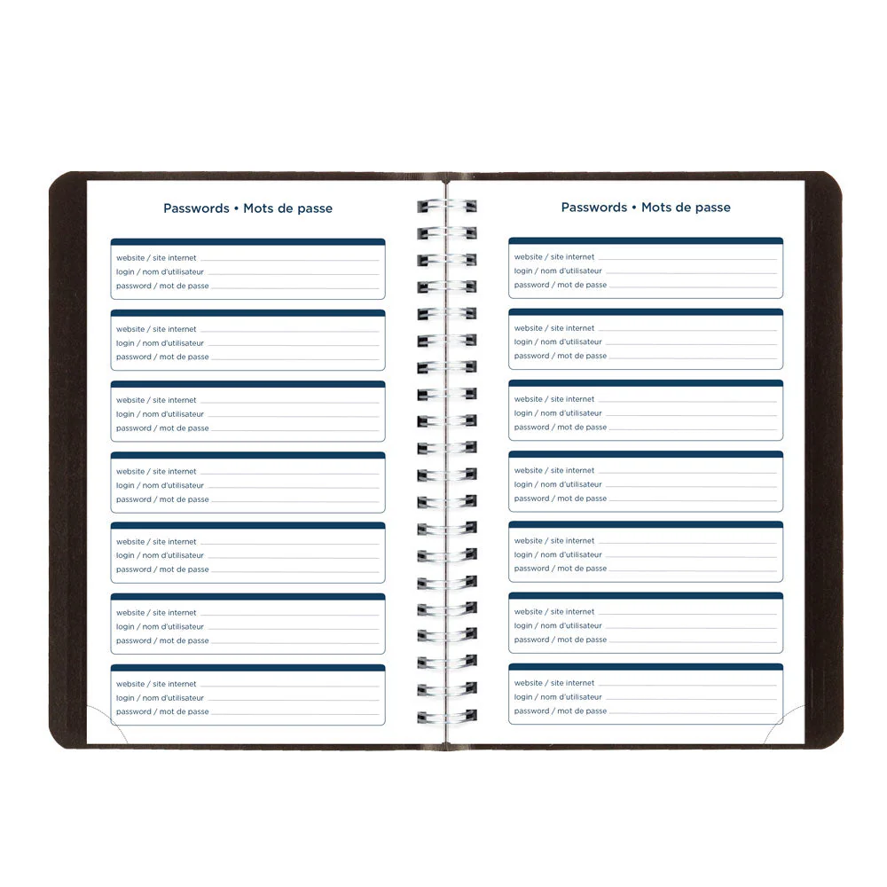 Academic Daily Planner, Classic Black, 2026-2027, Bilingual (CA201B.BLK-27) - Image 12