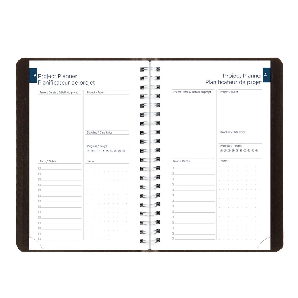 Academic Daily Planner, Classic Black, 2026-2027, Bilingual (CA201B.BLK-27) - Image 7