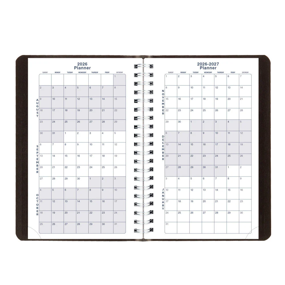 Academic Daily Planner, Classic Black, 2026-2027, English (CA201.BLK-27) - Image 5