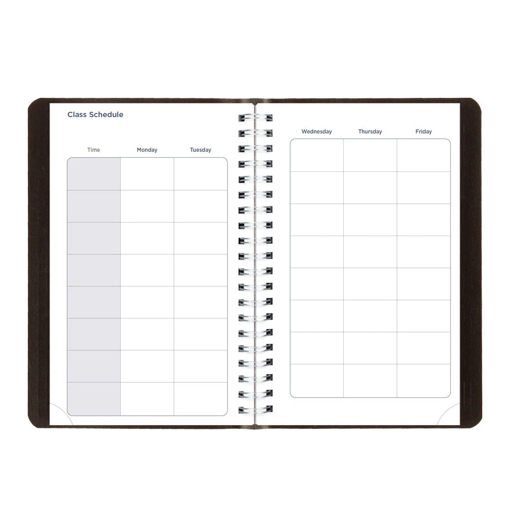 Academic Daily Planner, Classic Black, 2026-2027, English (CA201.BLK-27) - Image 6