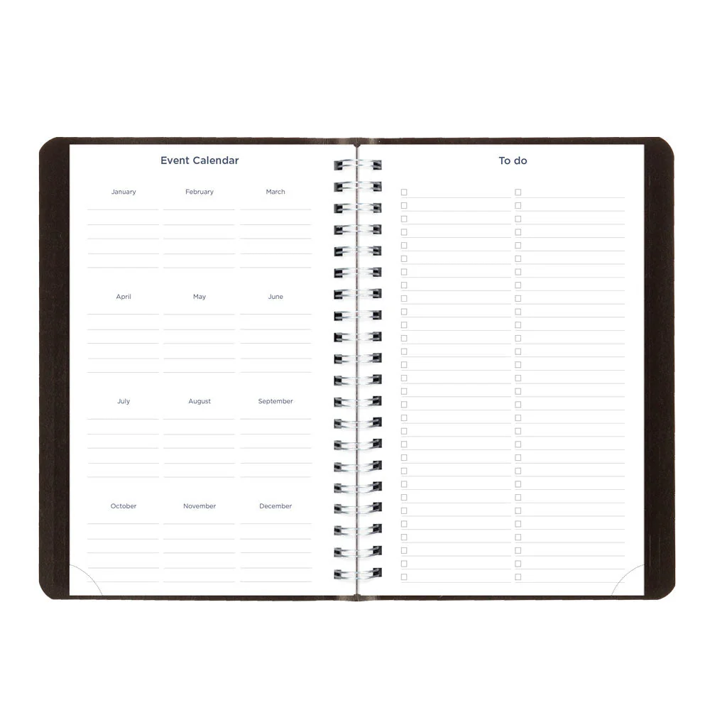 Academic Daily Planner, Classic Black, 2026-2027, English (CA201.BLK-27) - Image 9