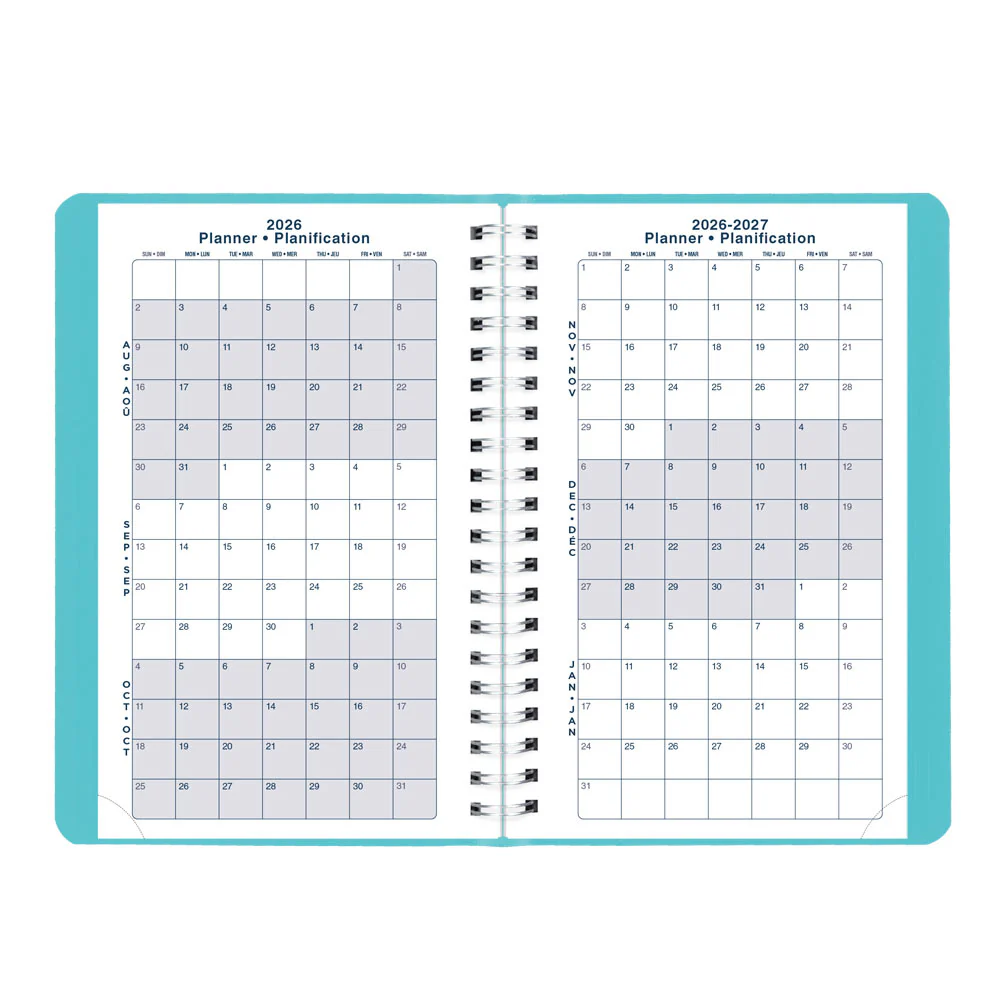 Academic Daily Planner, Fashion, 2026 - 2027, Bilingual (CA201BF.01-27, CA201BF.02-27, CA201BF.03-27) - Image 20