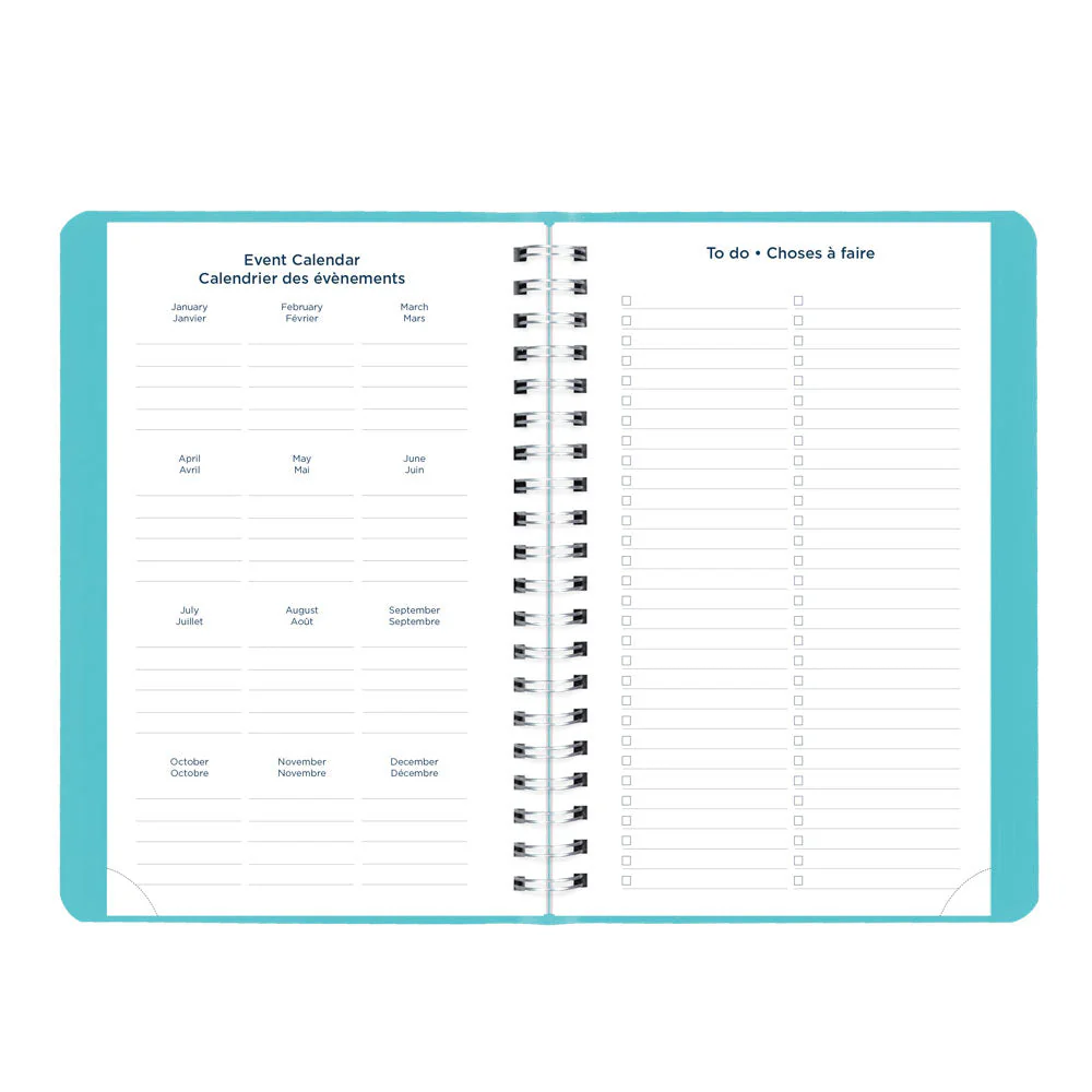 Academic Daily Planner, Fashion, 2026 - 2027, Bilingual (CA201BF.01-27, CA201BF.02-27, CA201BF.03-27) - Image 24