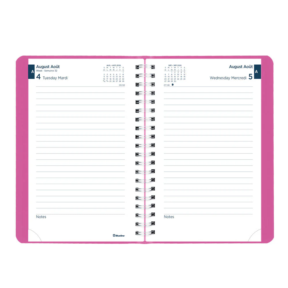 Academic Daily Planner, Fashion, 2026 - 2027, Bilingual (CA201BF.01-27, CA201BF.02-27, CA201BF.03-27) - Image 3