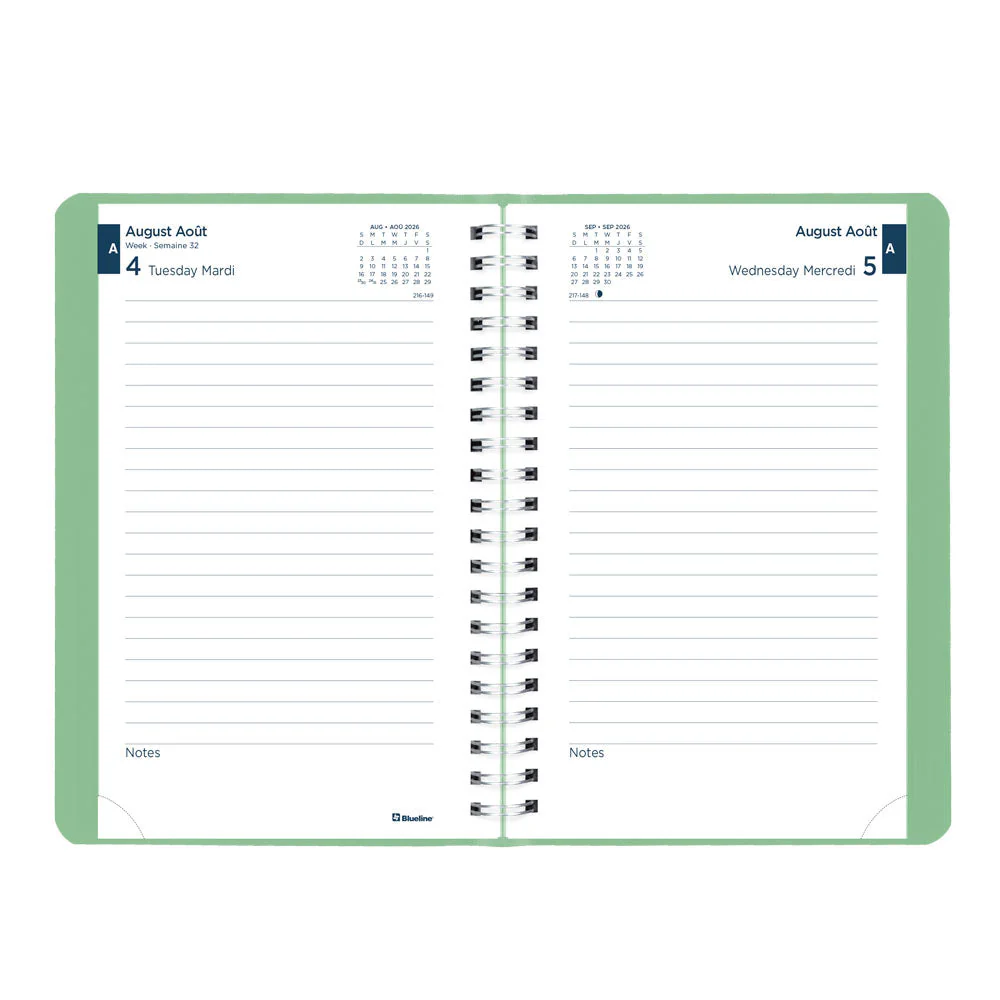 Academic Daily Planner, Fashion, 2026 - 2027, Bilingual (CA201BF.01-27, CA201BF.02-27, CA201BF.03-27) - Image 33