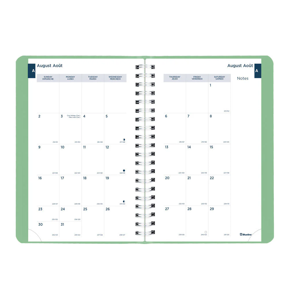 Academic Daily Planner, Fashion, 2026 - 2027, Bilingual (CA201BF.01-27, CA201BF.02-27, CA201BF.03-27) - Image 34