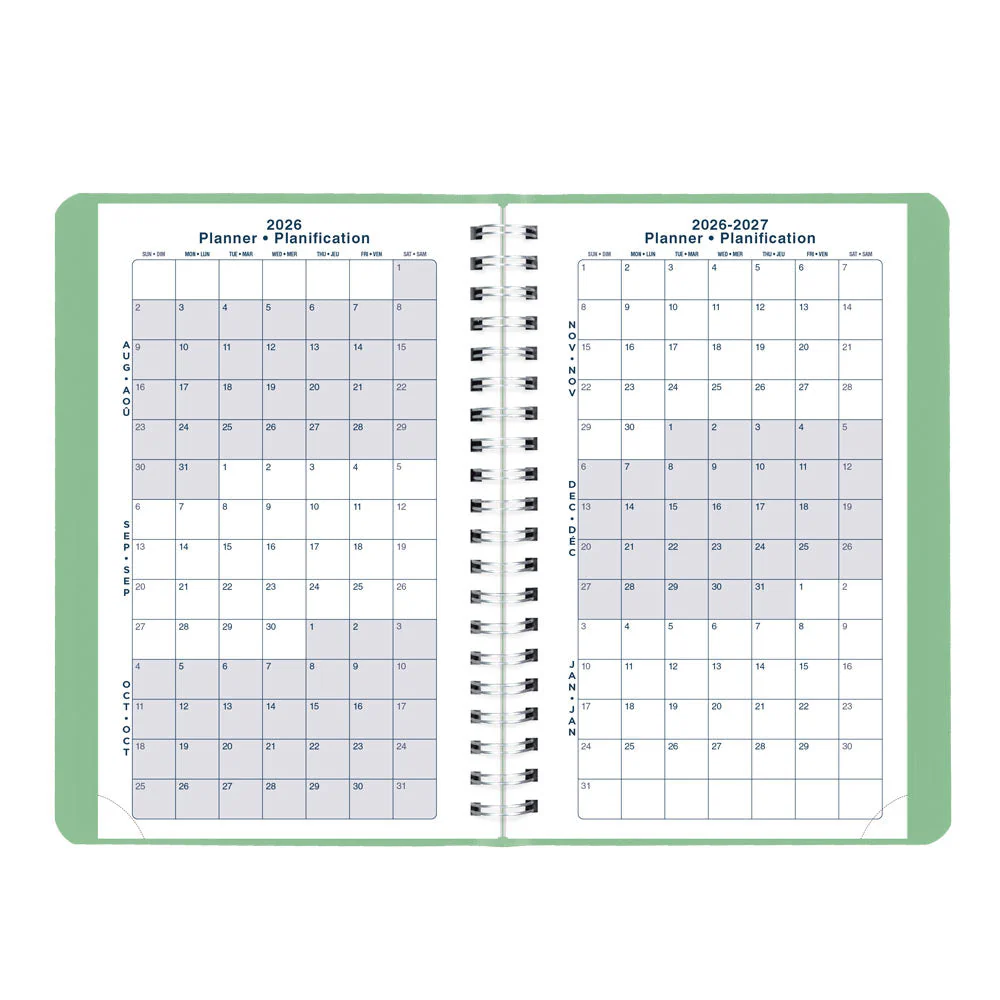 Academic Daily Planner, Fashion, 2026 - 2027, Bilingual (CA201BF.01-27, CA201BF.02-27, CA201BF.03-27) - Image 35