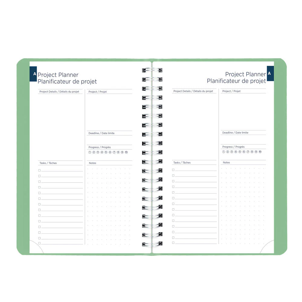 Academic Daily Planner, Fashion, 2026 - 2027, Bilingual (CA201BF.01-27, CA201BF.02-27, CA201BF.03-27) - Image 37