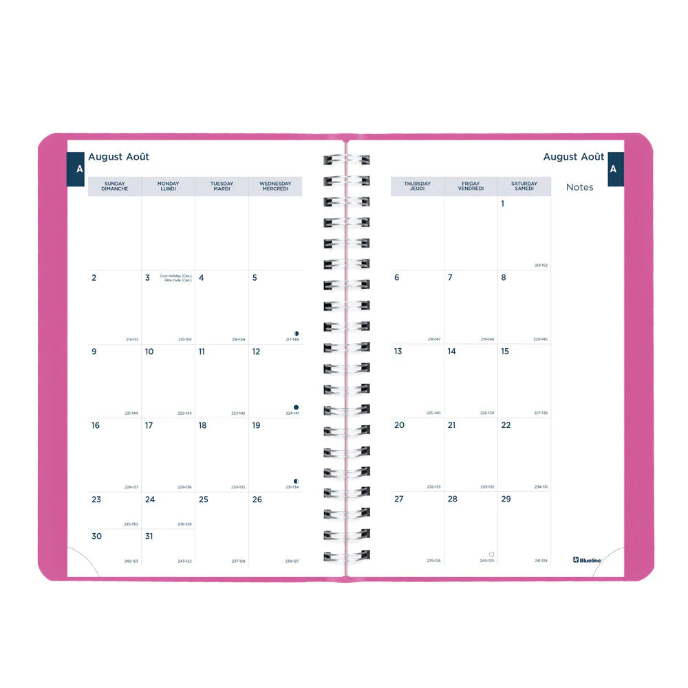 Academic Daily Planner, Fashion, 2026 - 2027, Bilingual (CA201BF.01-27, CA201BF.02-27, CA201BF.03-27) - Image 4