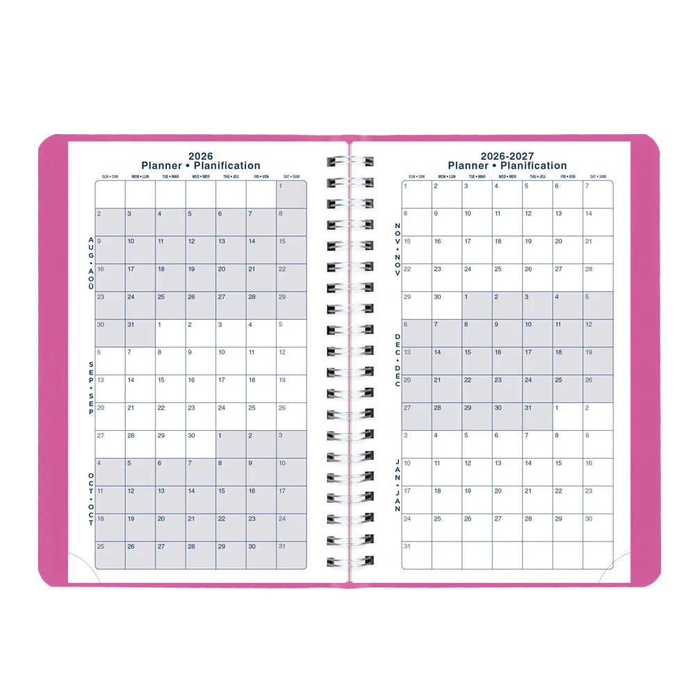 Academic Daily Planner, Fashion, 2026 - 2027, Bilingual (CA201BF.01-27, CA201BF.02-27, CA201BF.03-27) - Image 5