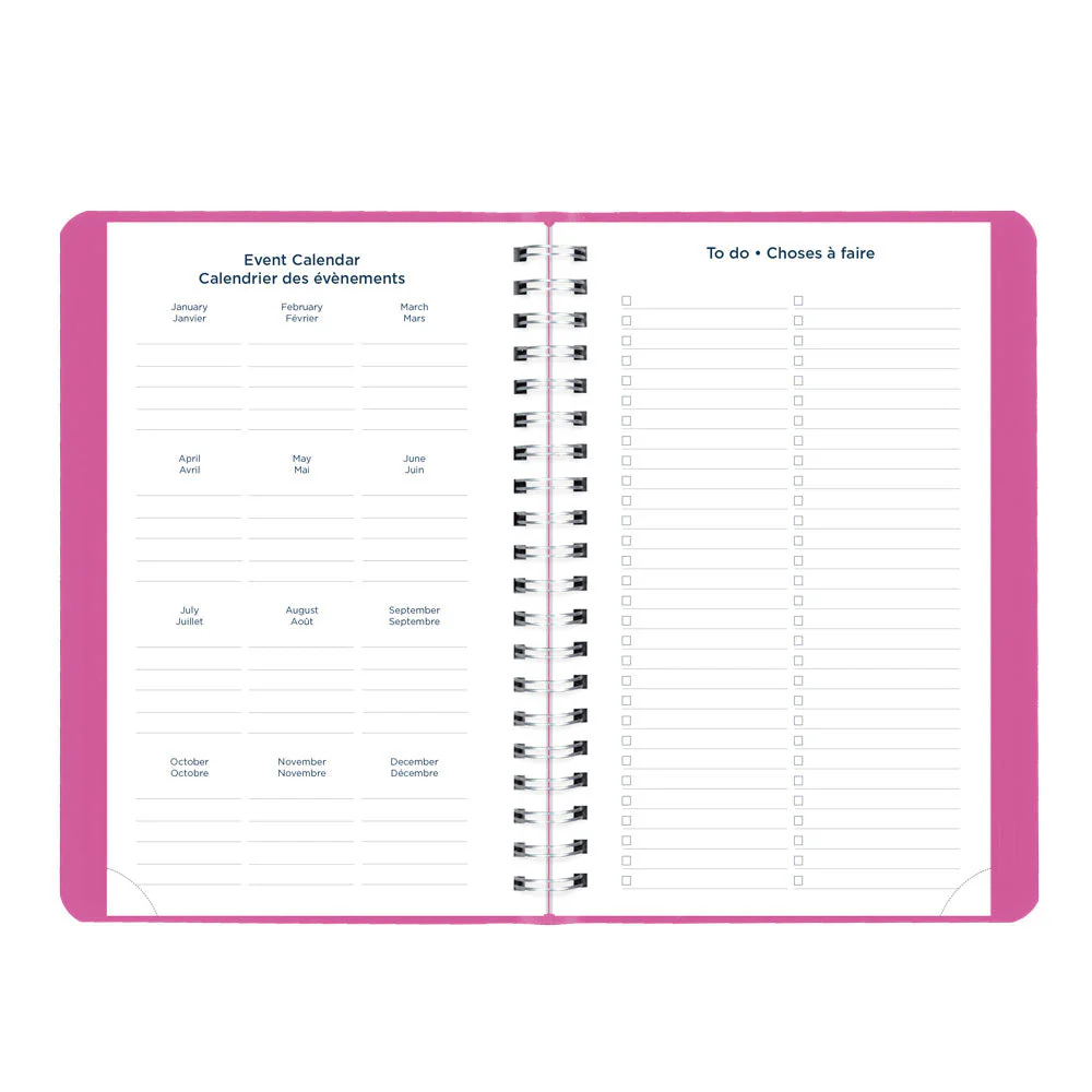 Academic Daily Planner, Fashion, 2026 - 2027, Bilingual (CA201BF.01-27, CA201BF.02-27, CA201BF.03-27) - Image 9