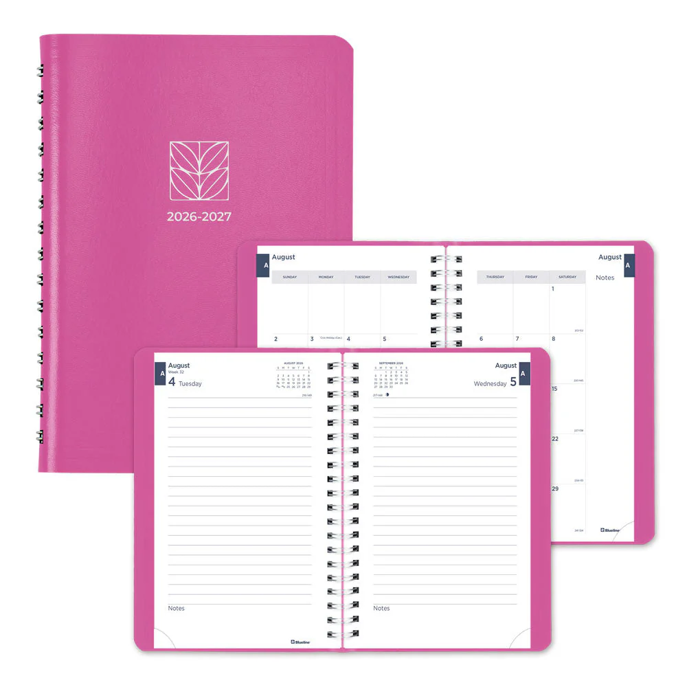 Academic Daily Planner, Fashion, 2026 - 2027, English (CA201F.01-27, CA201F.02-27, CA201F.03-27)
