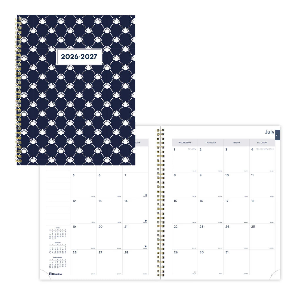 Academic Monthly Planner, Nautical, 2026 - 2027, English (CA714PH.02-27, CA714PH.03-27) - Image 12
