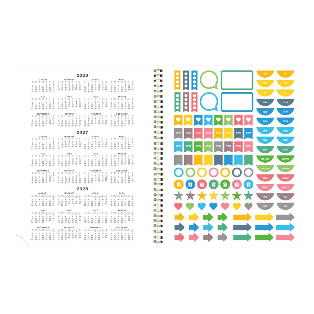 Academic Monthly Planner, Blossom, 2026 - 2027, English (CA714PG.01-27, CA714PG.02-27) - Image 10