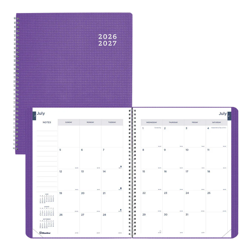 Academic Monthly Planner, DuraFlex, 2026 - 2027, English (CA701V.BLK-27, CA701V.BLU-27, CA701V.PUR-27) - Image 12