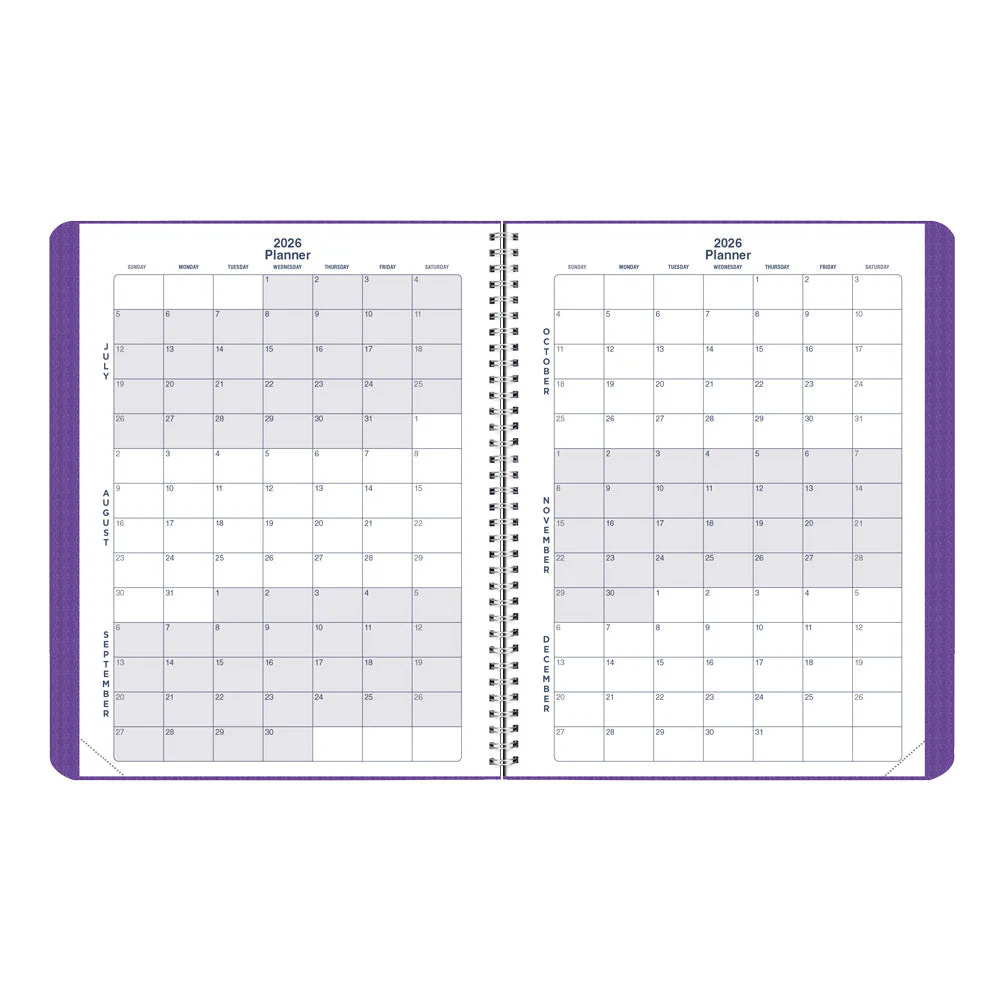 Academic Monthly Planner, DuraFlex, 2026 - 2027, English (CA701V.BLK-27, CA701V.BLU-27, CA701V.PUR-27) - Image 15