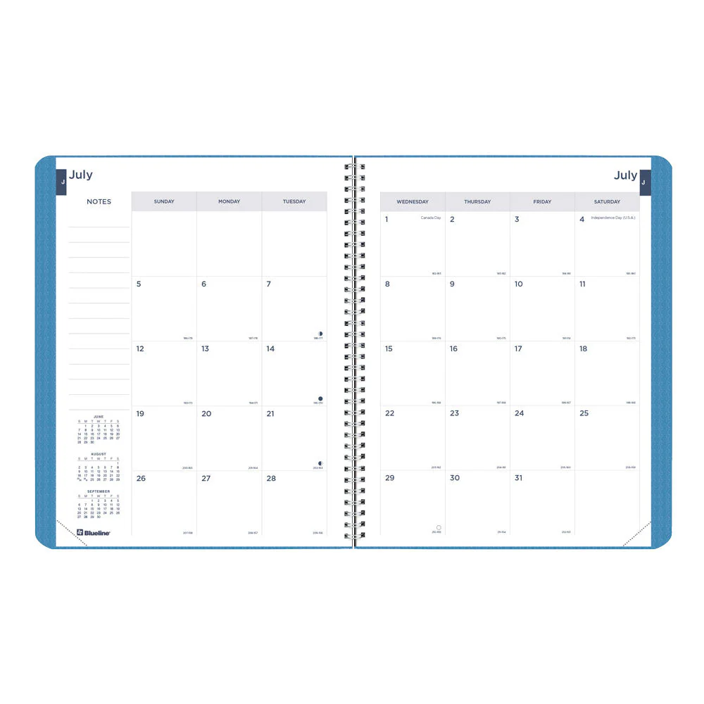 Academic Monthly Planner, DuraFlex, 2026 - 2027, English (CA701V.BLK-27, CA701V.BLU-27, CA701V.PUR-27) - Image 3