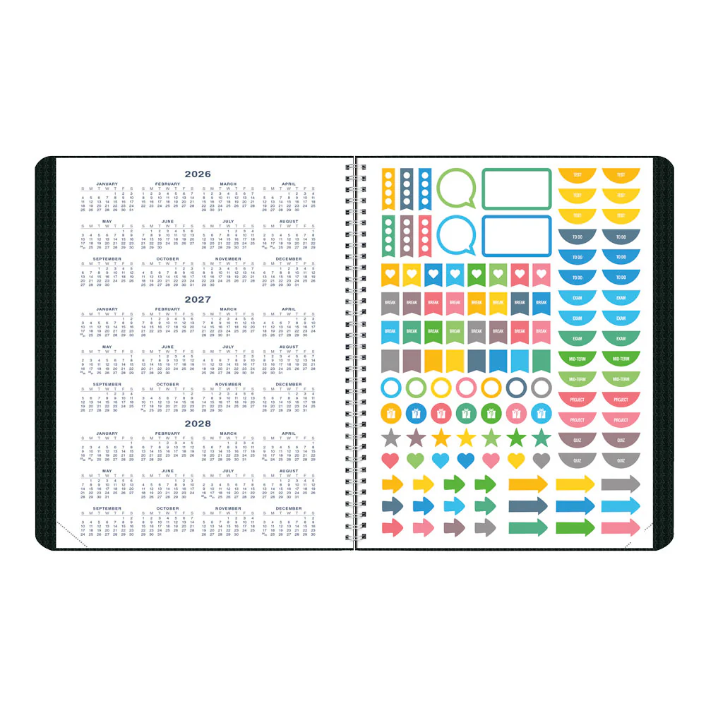 Academic Monthly Planner, DuraFlex, 2026 - 2027, English (CA701V.BLK-27, CA701V.BLU-27, CA701V.PUR-27) - Image 32
