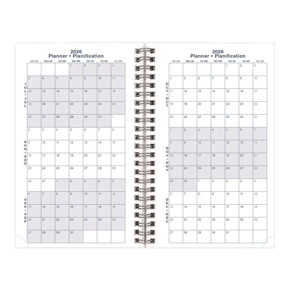 Academic Weekly Planner, Animal, 2026 - 2027, Bilingual (CA114BPA.01-27, CA114BPA.02-27) - Image 5