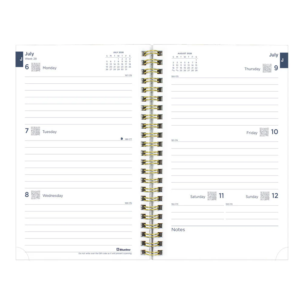 Academic Weekly Planner, Blossom, 2026 - 2027, English (CA114PG.01-27, CA114PG.02-27) - Image 13