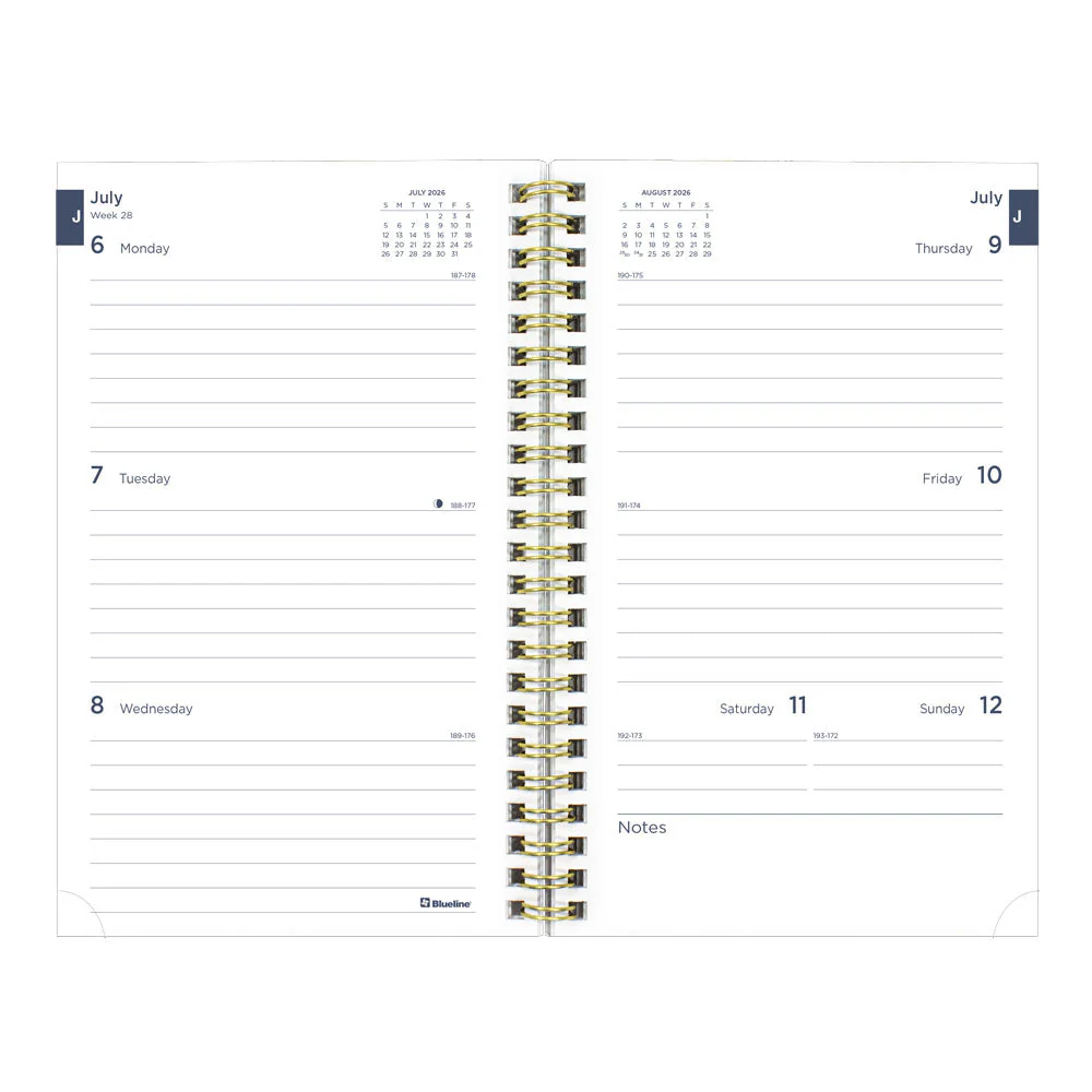 Academic Weekly Planner, Blossom, 2026 - 2027, English (CA114PG.01-27, CA114PG.02-27) - Image 3