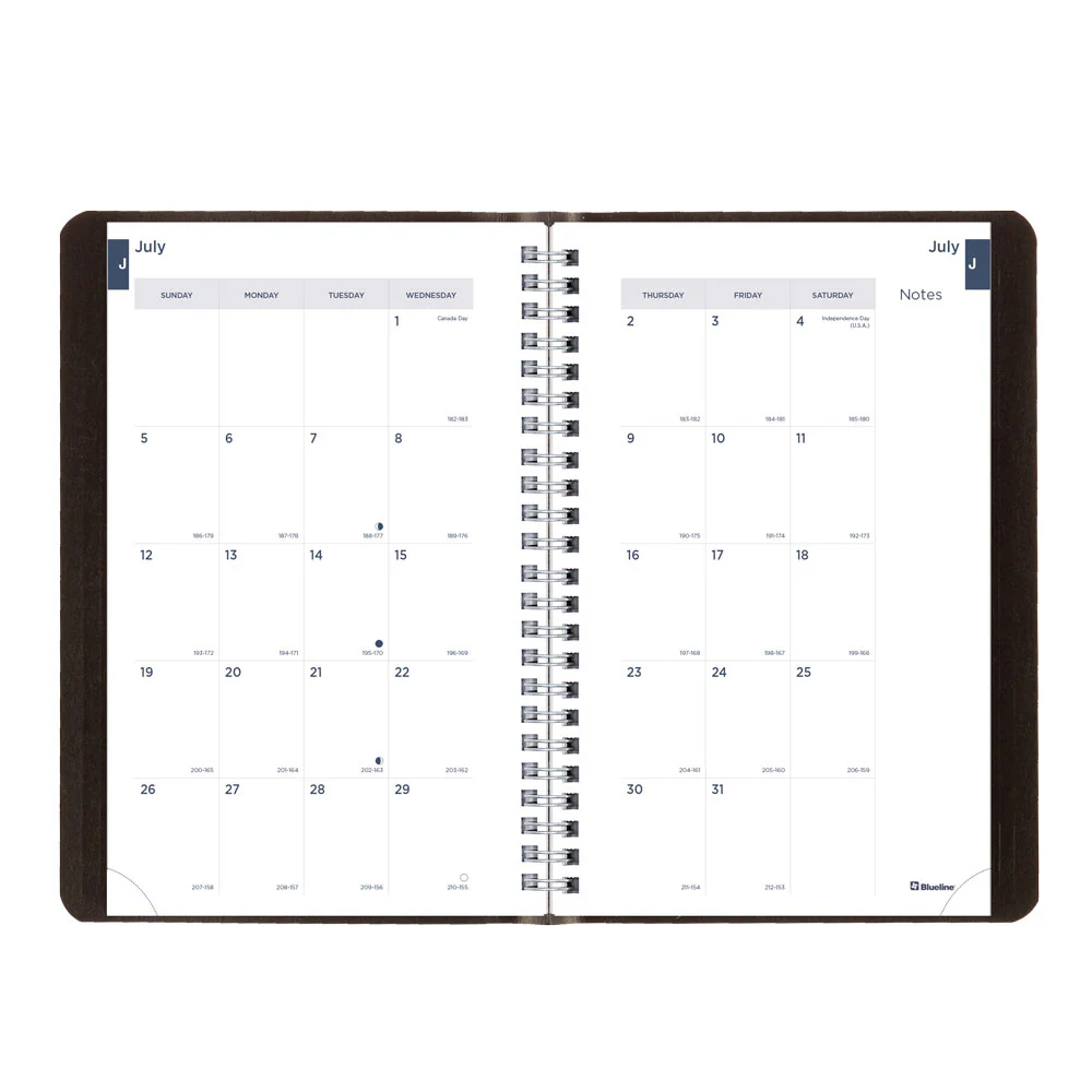 Academic Weekly Planner, Classic Black, 2026-2027, English (CA101.BLK-27) - Image 4