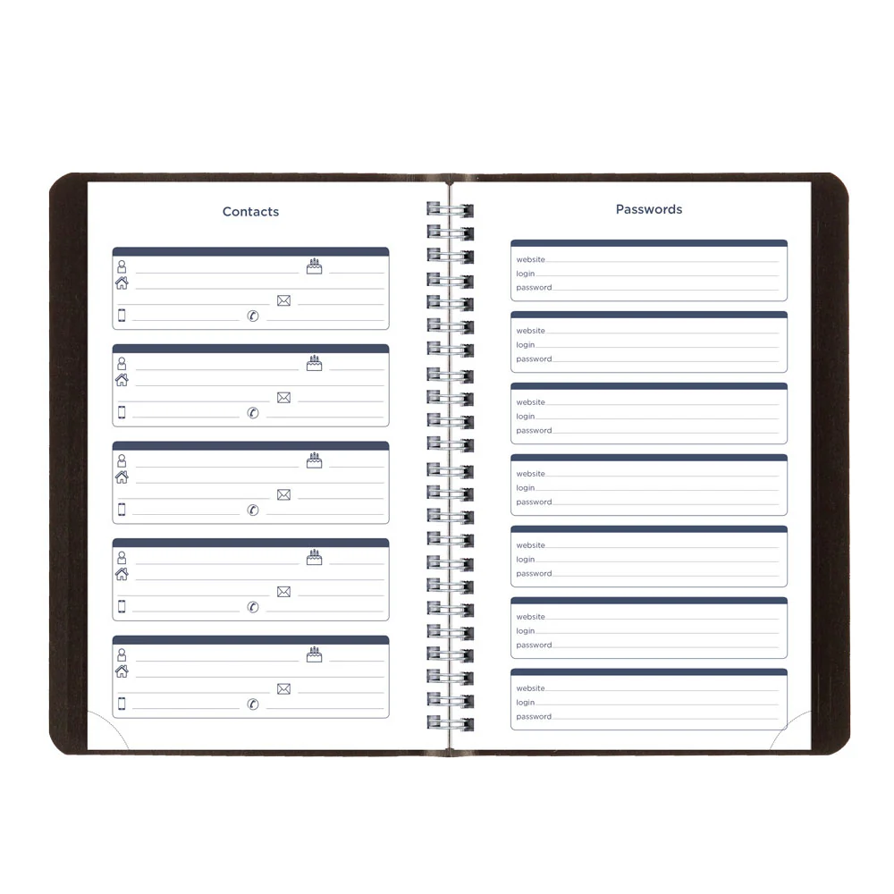 Academic Weekly Planner, Classic Black, 2026-2027, English (CA101.BLK-27) - Image 7