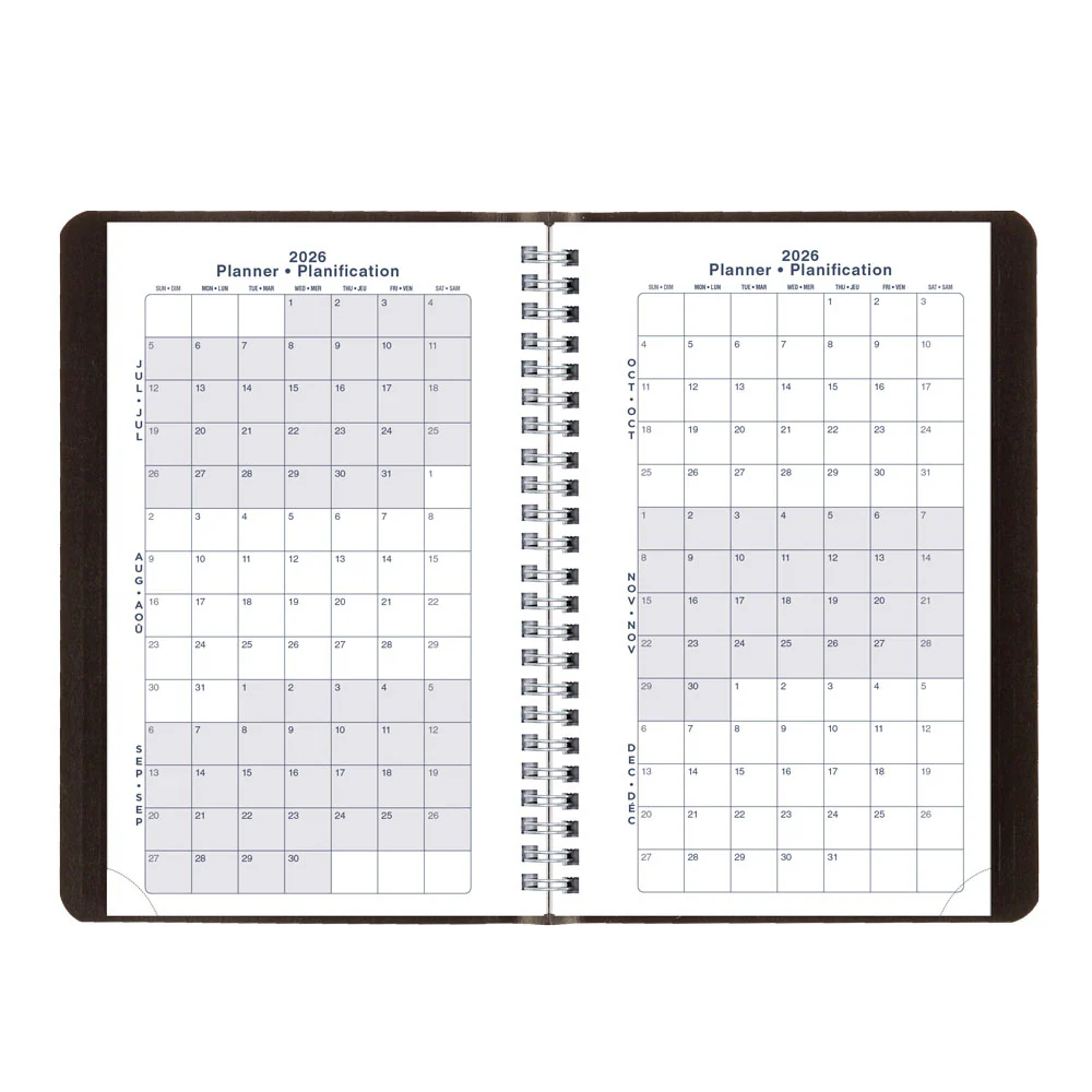 Academic Weekly Planner, Classic Black, 2026-2027, Bilingual (CA101B.BLK-27) - Image 5