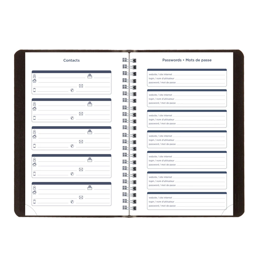 Academic Weekly Planner, Classic Black, 2026-2027, Bilingual (CA101B.BLK-27) - Image 7
