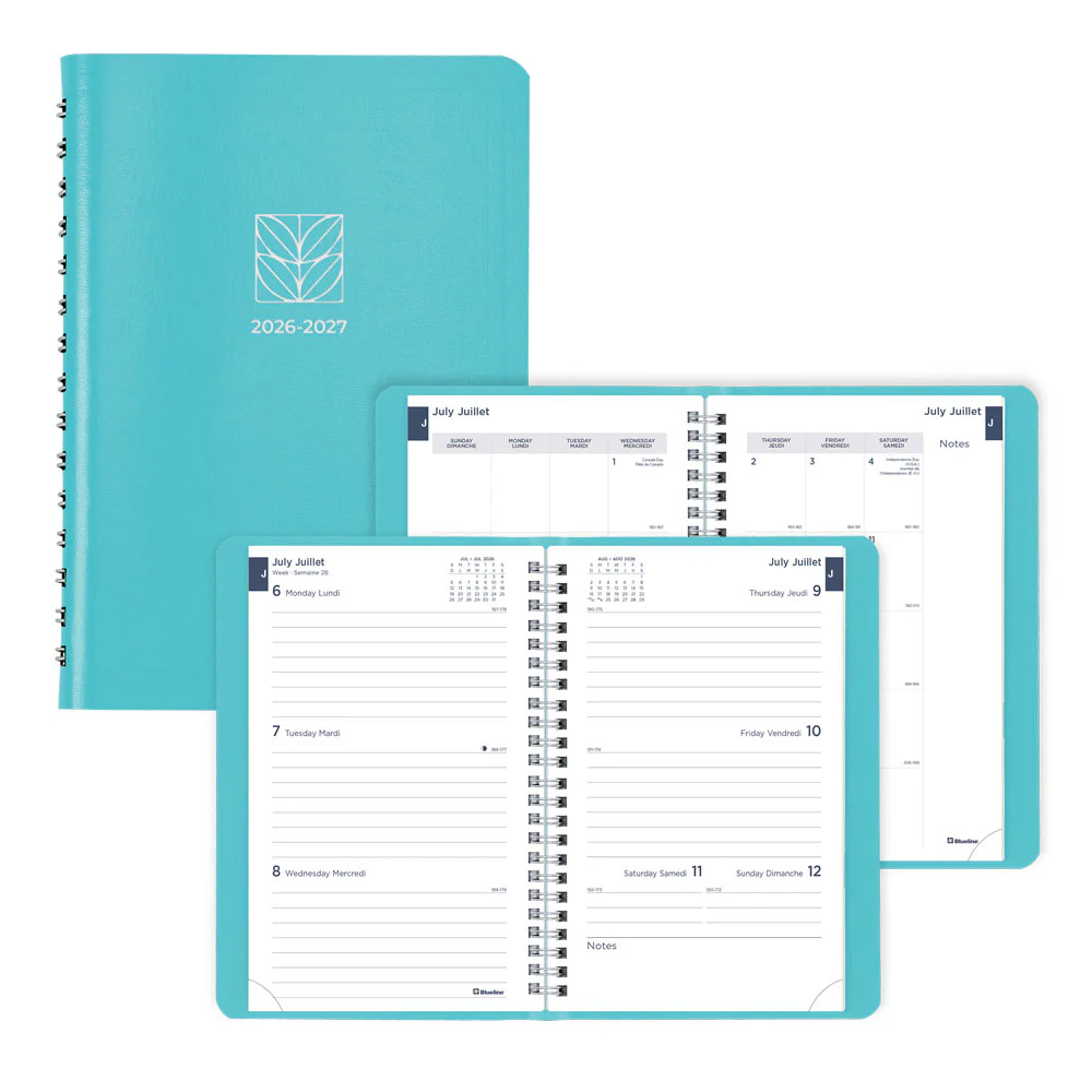 Academic Weekly Planner, Fashion, 2026 - 2027, Bilingual (CA101BF.01-27, CA101BF.02-27, CA101BF.03-27) - Image 11