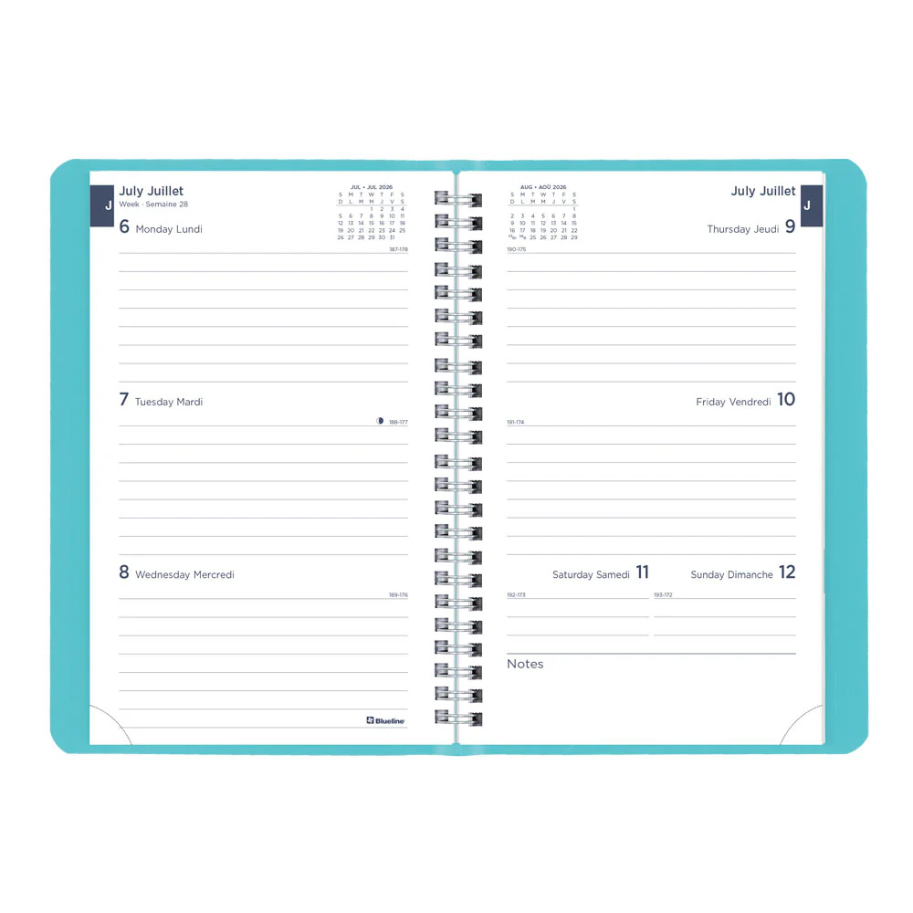 Academic Weekly Planner, Fashion, 2026 - 2027, Bilingual (CA101BF.01-27, CA101BF.02-27, CA101BF.03-27) - Image 13