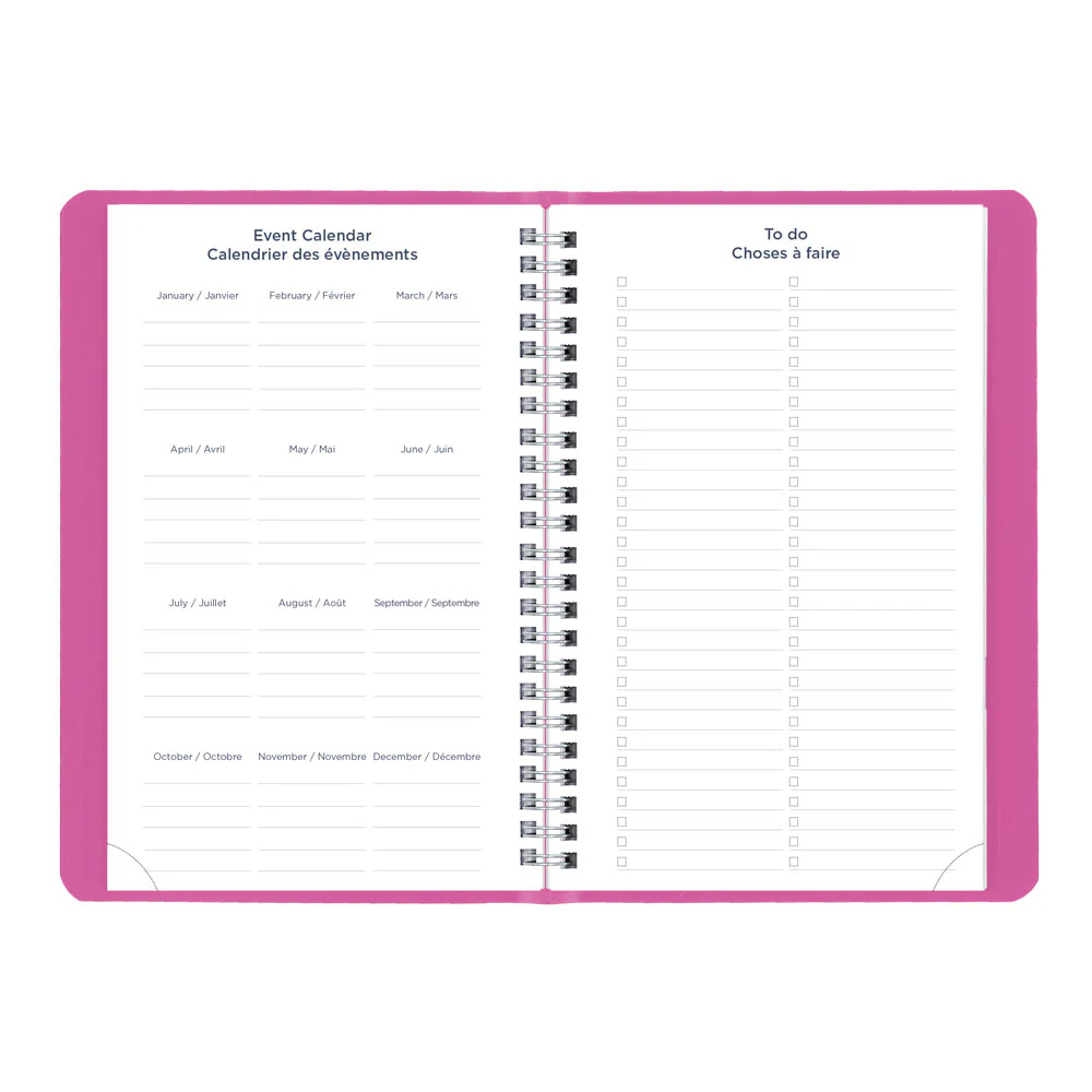 Academic Weekly Planner, Fashion, 2026 - 2027, Bilingual (CA101BF.01-27, CA101BF.02-27, CA101BF.03-27) - Image 6