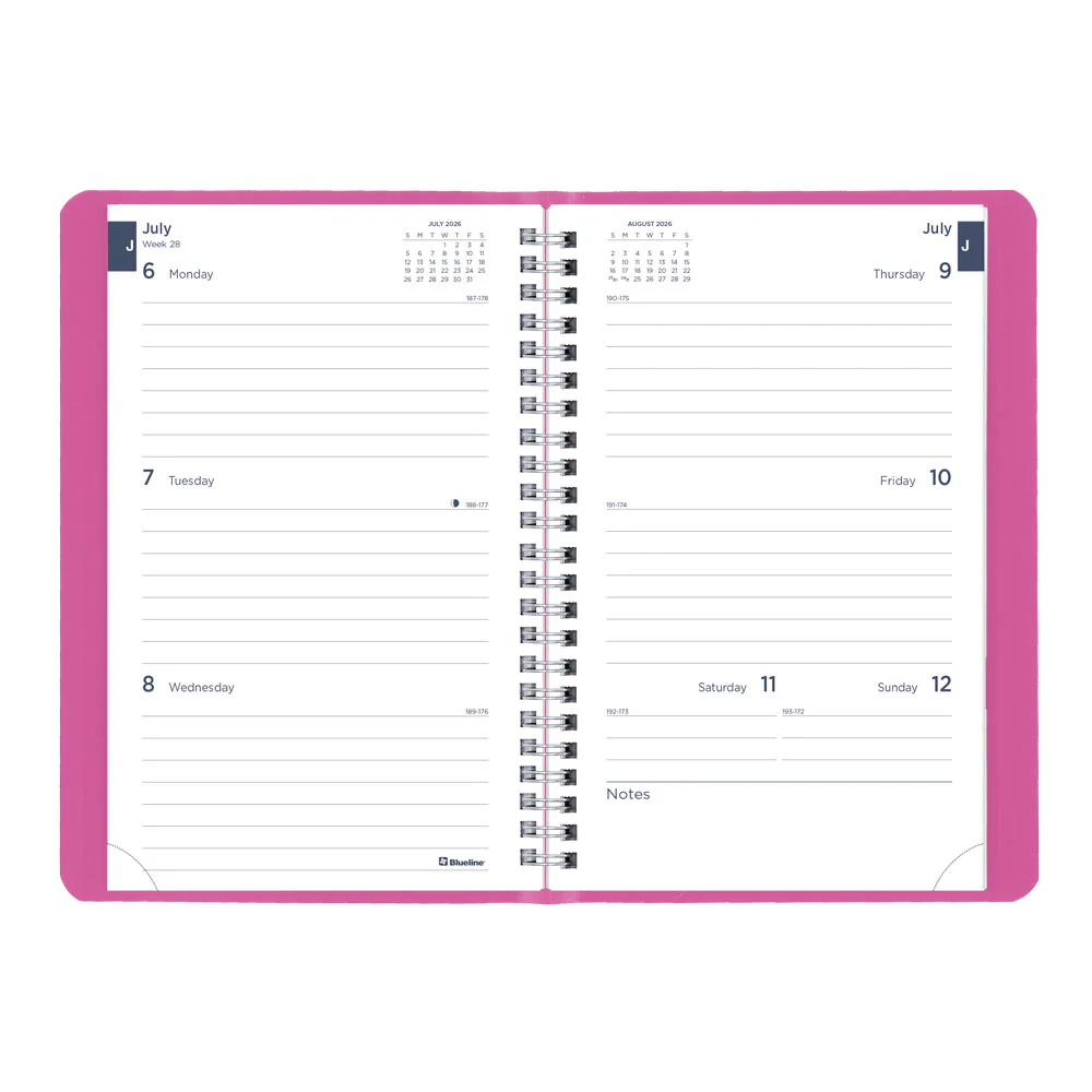 Academic Weekly Planner, Fashion, 2026 - 2027, English (CA101F.01-27,CA101F.02-27,CA101F.03-27) - Image 3