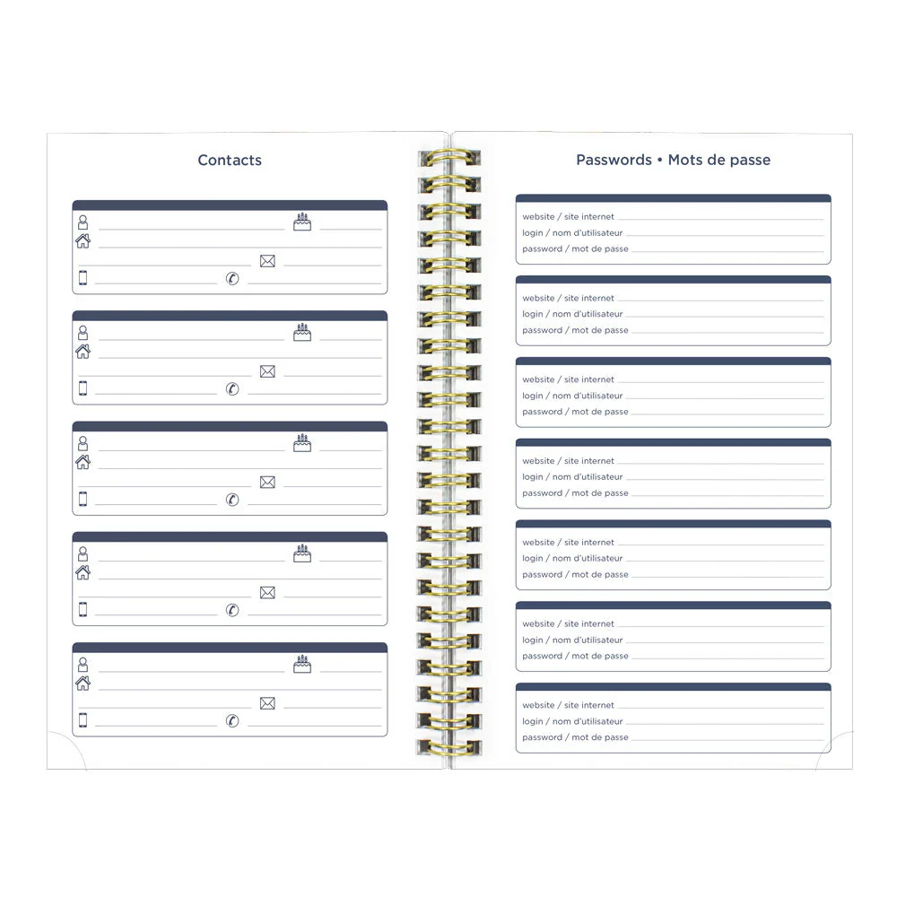Academic Weekly Planner, Floral, 2026 - 2027, Bilingual (CA114BPM.01-27, CA114BPM.02-27) - Image 17