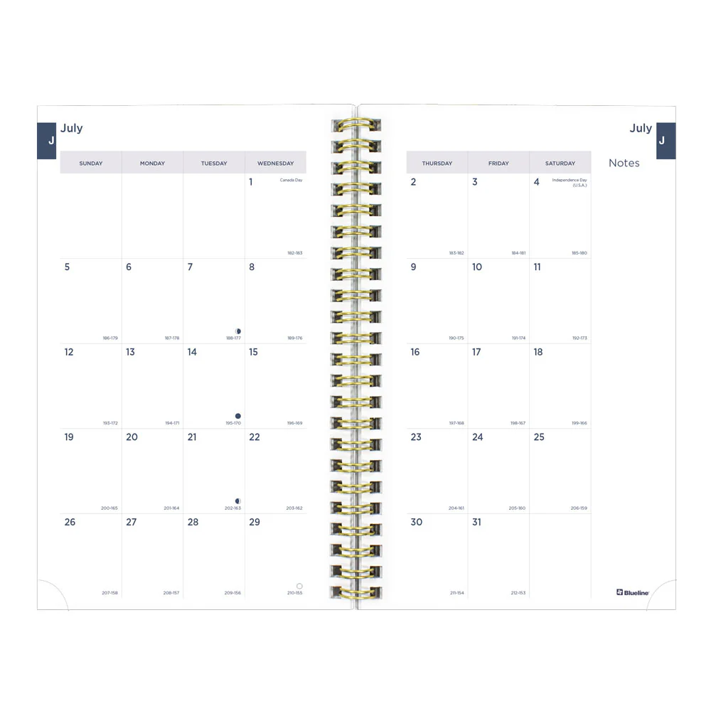 Academic Weekly Planner, Floral, 2026 - 2027, English (CA114PM.01-27, CA114PM.02-27) - Image 4