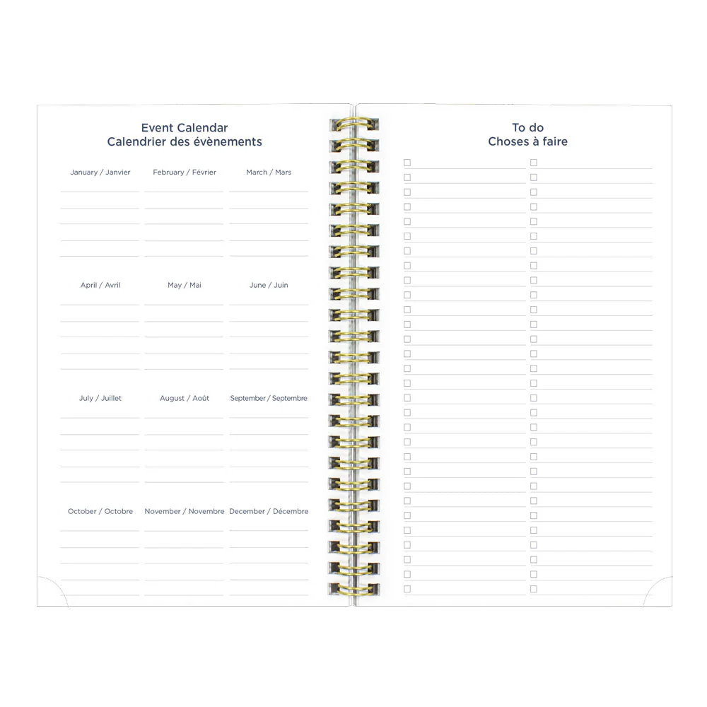 Academic Weekly Planner, Blossom, 2026 - 2027, Bilingual (CA114BPG.01-27, CA114BPG.02-27) - Image 6