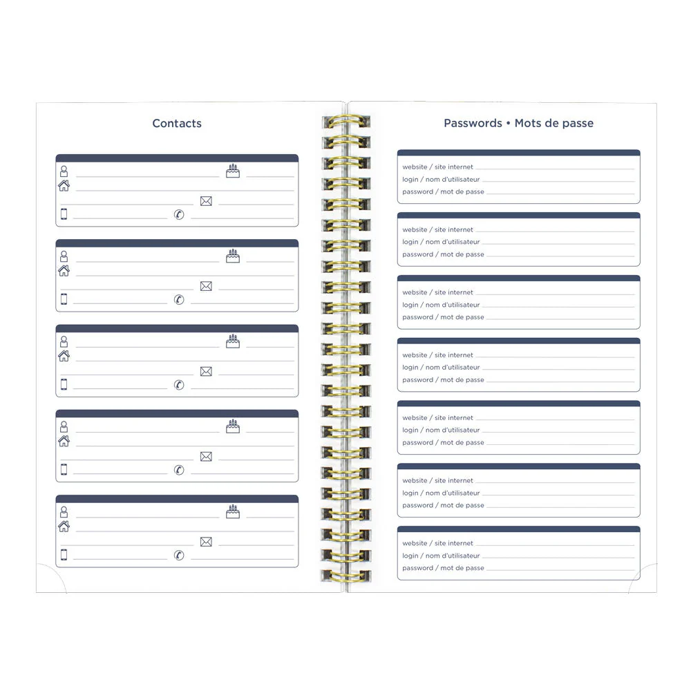 Academic Weekly Planner, Blossom, 2026 - 2027, Bilingual (CA114BPG.01-27, CA114BPG.02-27) - Image 7