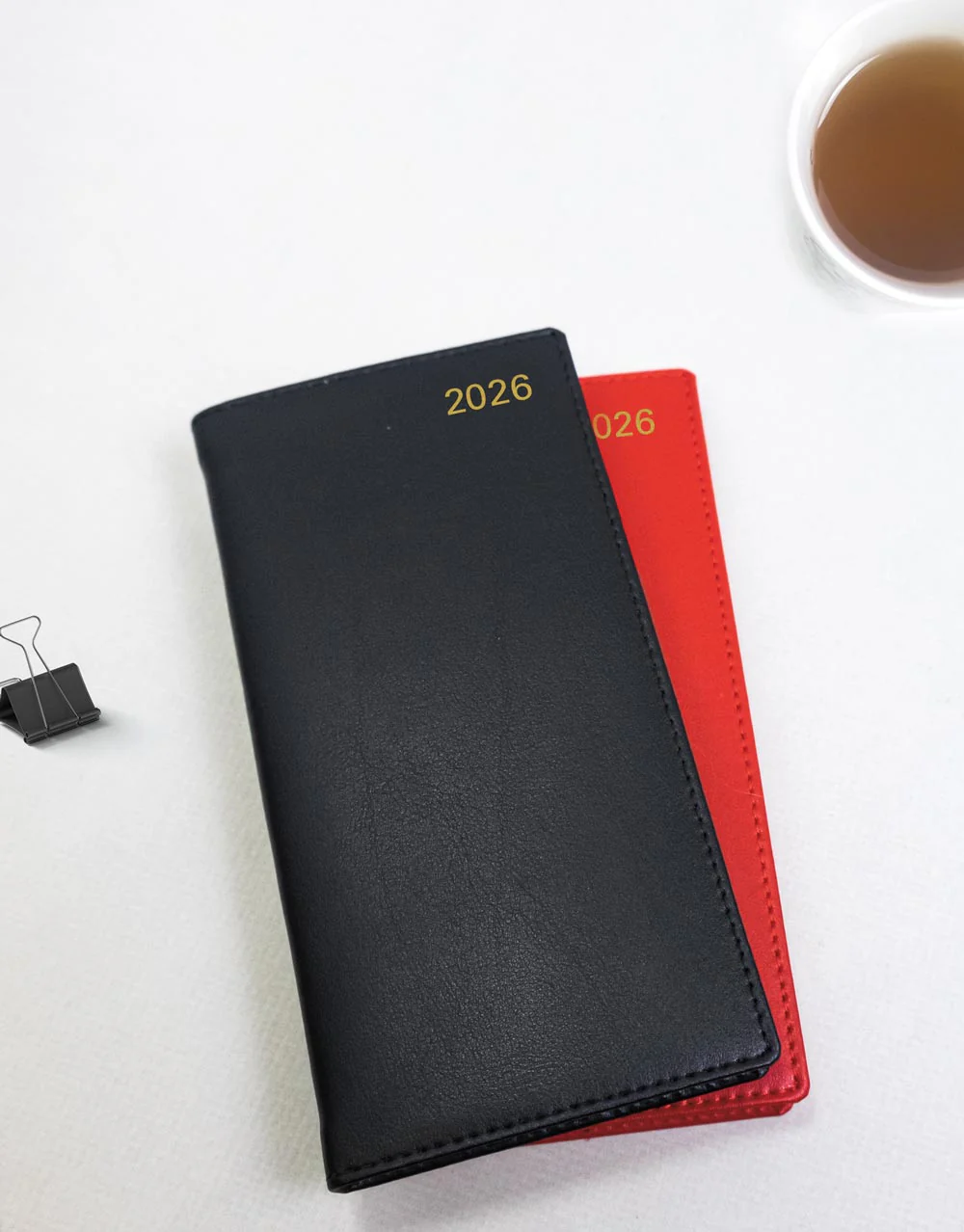 Belgravia Slim Week to View Leather Diary with Planners 2026 - English - Image 9
