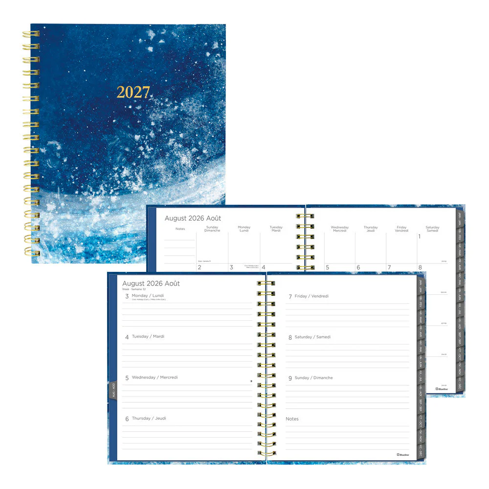 Celestial 17-Month Weekly Planner, 2026 - 2027, Bilingual (C479017.01B-27)