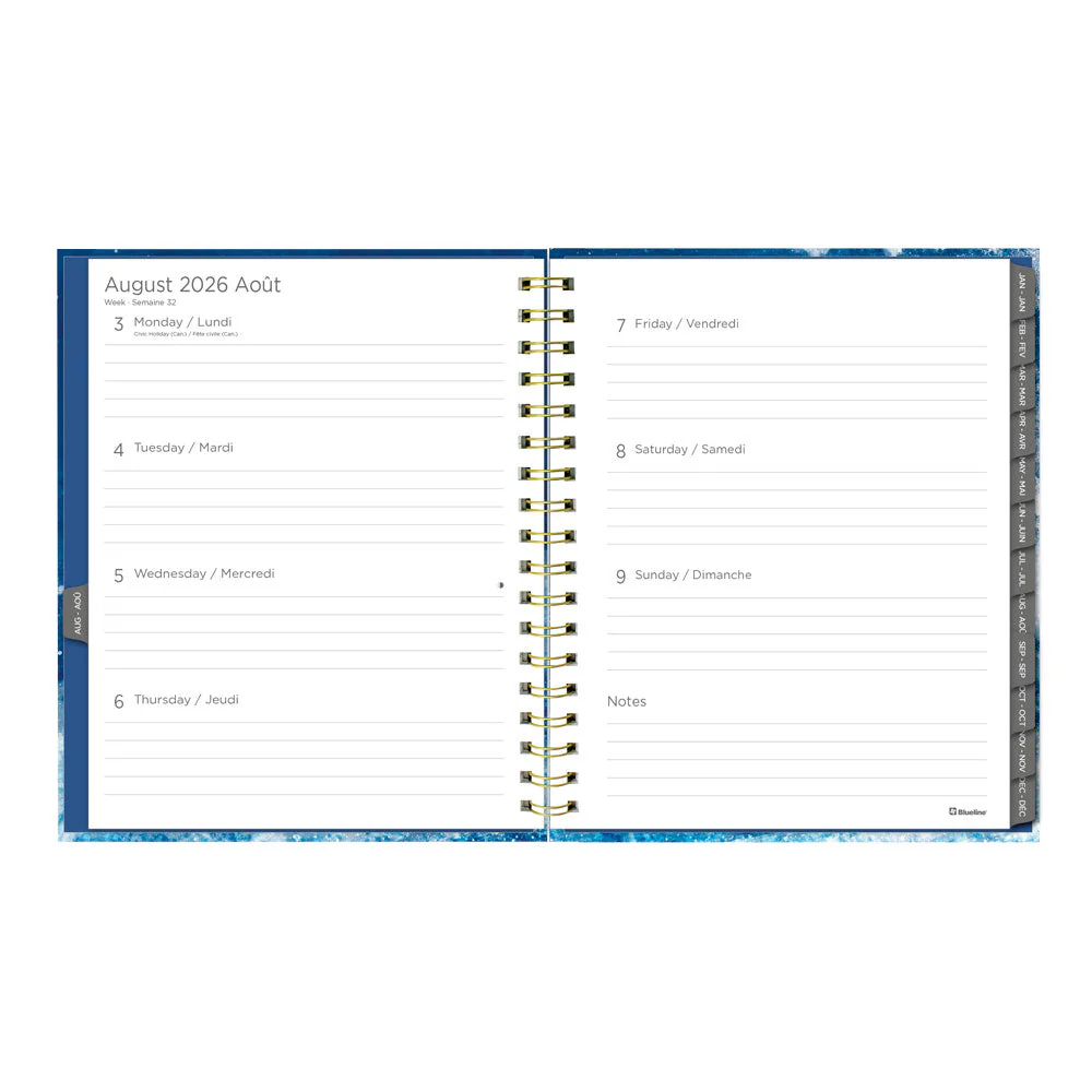 Celestial 17-Month Weekly Planner, 2026 - 2027, Bilingual (C479017.01B-27) - Image 3