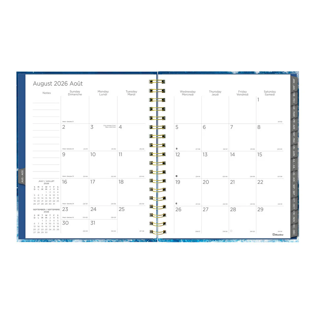 Celestial 17-Month Weekly Planner, 2026 - 2027, Bilingual (C479017.01B-27) - Image 4